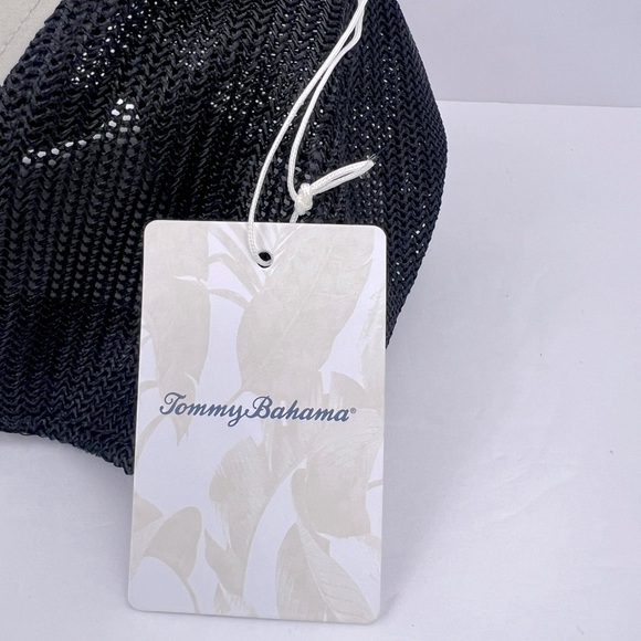 TOMMY BAHAMA CAP/HAT, MARLON FISH LOGO, BLACK COOL MESH,ADJUT STRAP, GREY COLOR - Picture 11 of 12